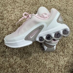 Nike Women's Light Pink and White Sneakers